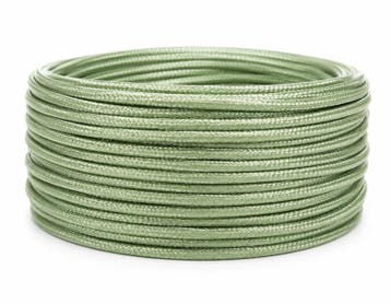 3 meter Waxkoord gewaxed polyester koord 2 mm – licht groe, Ophalen of Verzenden, Nieuw, Kraal