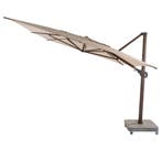 Hacienda zweefparasol 300x400 cm wenge frame beach met, Tuin en Terras, Parasols, Ophalen of Verzenden, Nieuw