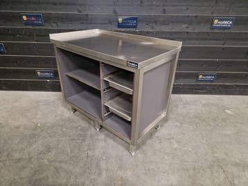 Onderstel voor oven of combisteamer | RVS | trespa | 107 cm, Gebruikt, Ovens, Magnetrons en Steamers