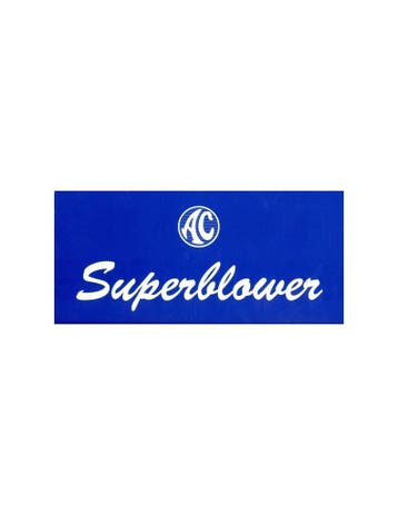 2000 AC SUPERBLOWER BROCHURE ENGELS, Nieuw, Author