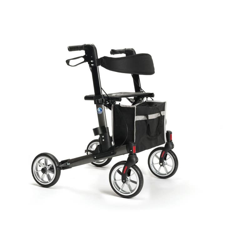 Rollator Vermeiren Quava lichtgewicht carbon grijs, Diversen, Rollators, Nieuw, Ophalen of Verzenden