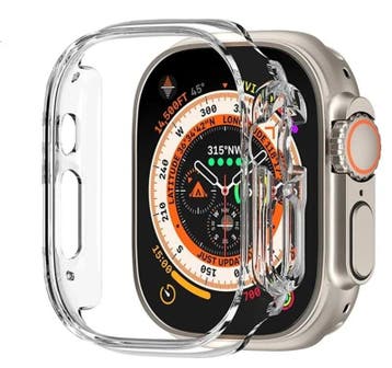 Apple Watch Ultra 49MM Transparant Soft TPU Hoesje Full Cove, Ophalen of Verzenden, Nieuw
