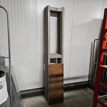 Bruynzeel Montex metalen/houten stelling - 232x805x40 cm, Ophalen of Verzenden