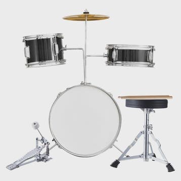 3-delige Kinder Drumstel Set 14 inch - Inclusief Krukje, Bek, Verzenden, Nieuw