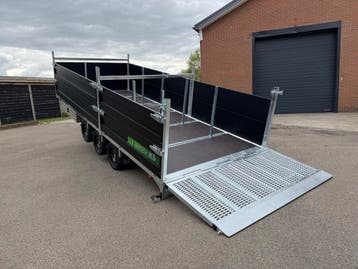 Bomvolle kantelbare multitransporter 500x210 3500kg, Ophalen, Nieuw
