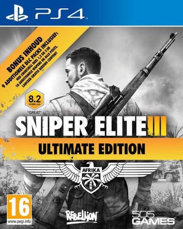 Sniper Elite III Ultimate Edition (PS4 Games), Spelcomputers en Games, Ophalen of Verzenden, Zo goed als nieuw