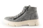 Rieker Laarzen in maat 40 Grijs, Kleding | Dames, Schoenen, Hoge laarzen, Verzenden, Zo goed als nieuw, Grijs