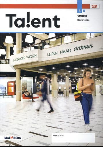 Talent leerjaar 4 deel B vmbo k 2020 leerwerkb 9789402064247, Boeken, Zo goed als nieuw