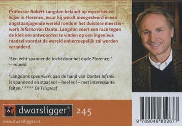 Inferno / Robert Langdon / 4 9789049802677 Dan Brown, Boeken, Verzenden, Gelezen, Dan Brown