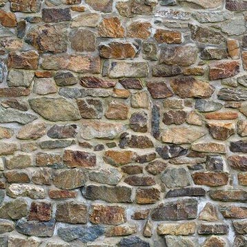 Plakfolie, plakplastic oude natuursteen muur, Nieuw