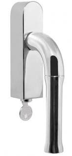 Draaikiepgarnituur NOUR EV100-DKLOCK-O rvs gepolijst, Verzenden, Nieuw