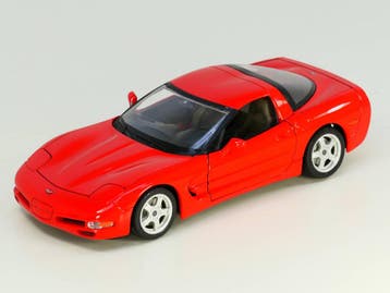 Schaal 1:18 Bburago 3066 Chevrolet Corvette        1997 #198, Hobby en Vrije tijd, Ophalen of Verzenden, Gebruikt, Bburago