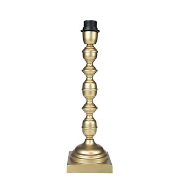 lampvoet ornament champagne goud 12x12x40cm, Verzenden, Nieuw