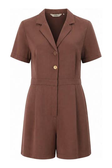 Only Jumpsuit in maat L Bruin, Kleding | Dames, Only, Verzenden, Zo goed als nieuw, Bruin
