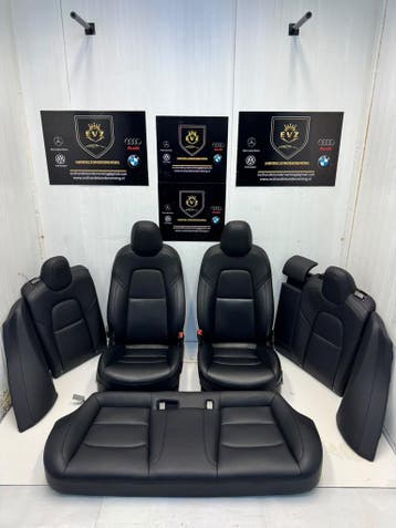 Bekleding set compleet leder zwart Tesla Model 3 bj.2019, Gebruikt