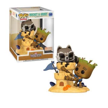 Funko Pop    Rocket &amp; Groot Beach Day s 1089 Box lunch, Verzenden, Nieuw