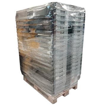 Distributiebak 45L, 600x400x275 mm, grijs/zwart, gebruikt -, Doe-het-zelf en Verbouw, Kratten en Dozen, Gebruikt, 40 tot 60 cm