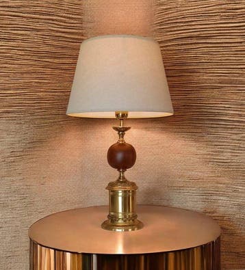 Lamp - Struisvogelei - Maison Charles-stijl - Exclusief
