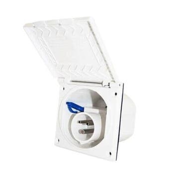 Stekkerdoos buiten CEE 230V - wit, Ophalen of Verzenden, Nieuw