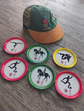 Olympische Spelen - 1996 - pet + onderzetters, Nieuw