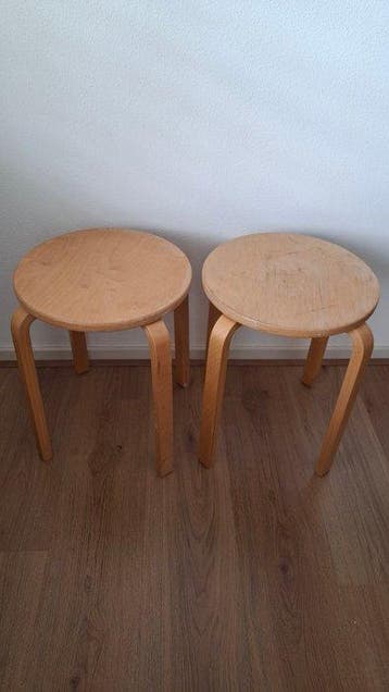 IKEA - Kruk (2) - Frosta - Hout