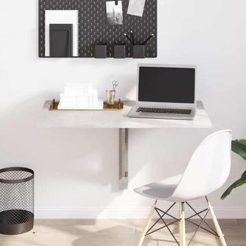 vidaXL Wandtafel inklapbaar 100x60x56 cm bewerkt hout, Verzenden, Nieuw