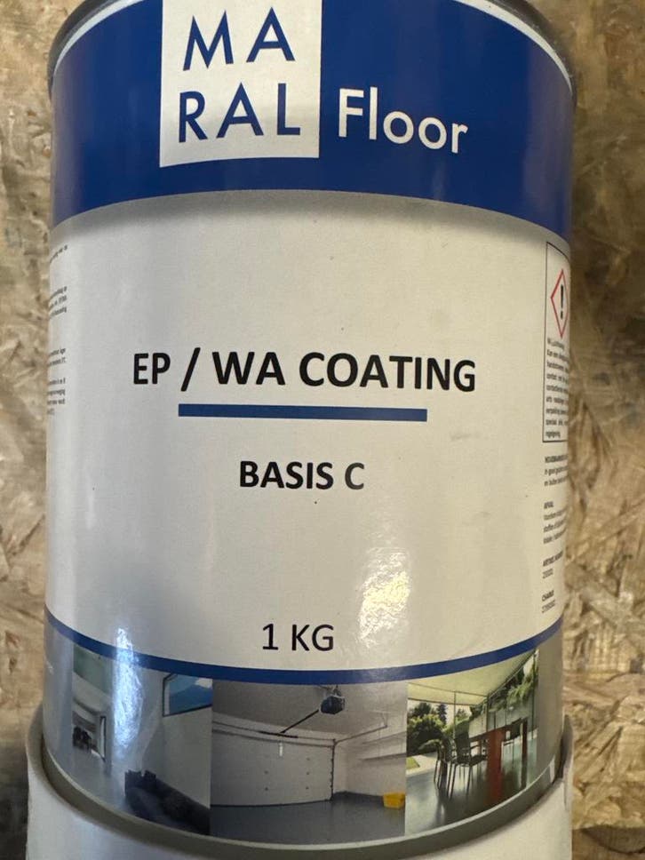 EP/WA COATING - RAL 7016 - 1 liter, Doe-het-zelf en Verbouw, Verf, Beits en Lak, Verf, Overige kleuren, Nieuw, Minder dan 5 liter