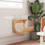 vidaXL Kattenbed met kussen 37x20x20 cm waterhyacint, Verzenden, Nieuw