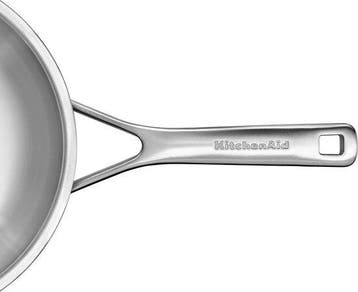 KitchenAid Multi-Ply RVS Koekenpan - ø24 cm - inductie, Verzenden, Nieuw