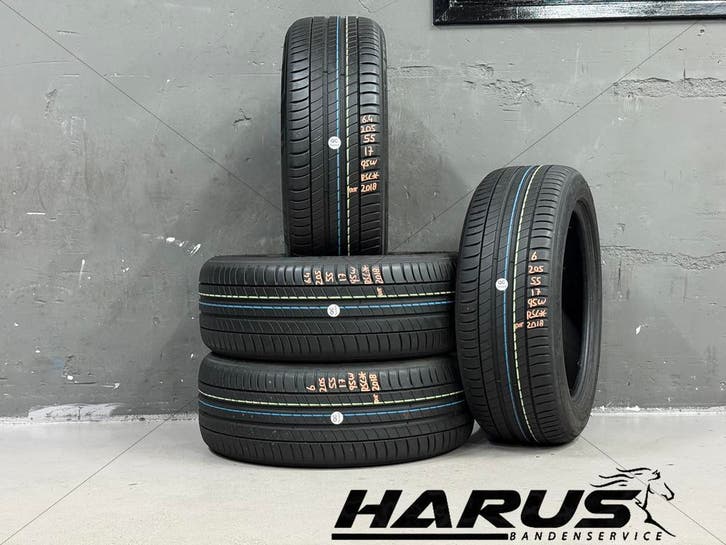 205/55/17 95W RSC Michelin zomerbanden 6,4/6mm profiel 4X, Auto-onderdelen, Banden en Velgen, 17 inch, Erkend duurzaam, Zomerbanden