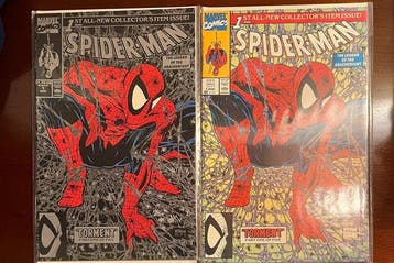 Spider-Man #1 Regular Cover + #1 Silver Direct Edition - 2, Nieuw