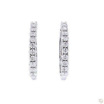 Oorbellen - 14 karaat Witgoud - 2.71ct. tw. Diamant, Nieuw