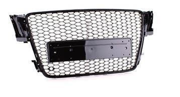 Grill Audi A5 8T (2007-2011) RS Design Piano Black, Ophalen of Verzenden, Nieuw