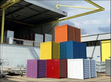 Demontabele container in Kleur!