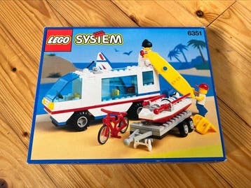 Lego Set - 6351 - City - Surf n Sail camper, Nieuw