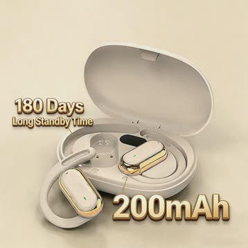 Open-Ear Bluetooth 5.4 Oordopjes met Oorhaak - IPX6 Waterdic, Verzenden, Nieuw