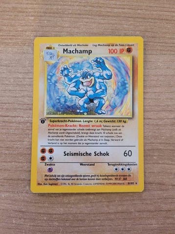 Pokémon - 1 Card - Machamp 8/102 Foil - WOTC, Nieuw
