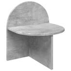 vidaXL Nachtkastje Betongrijs 40 x 35,5 x 45,5 cm, Minder dan 45 cm, Verzenden, Nieuw, Minder dan 55 cm
