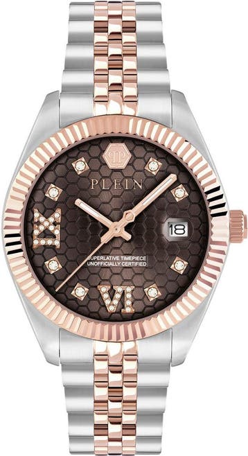 Philipp Plein PWYFA0325 Date Superlative horloge, Overige merken, Staal, Verzenden, Polshorloge