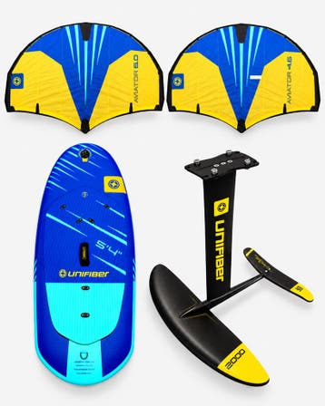 Unifiber Impulse 5’4 - 132L + Unifiber Navigator 2000 + Wing, Ophalen of Verzenden, Nieuw