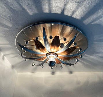 Plafondlamp - Prachtige chique Italiaanse Regency bladeren, Nieuw