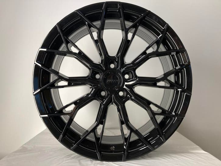19 inch velgen | Tesla Model 3 | MC FF3 | Flow Forming Zwart, Auto-onderdelen, Banden en Velgen, 19 inch, Zomerbanden, 235 mm