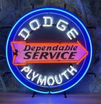 Dodge Plymouth Neon Verlichting 60 cm - Blauw, Rood, Wit, Gebruikt