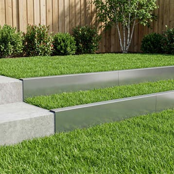 vidaXL Afdekprofiel voor tuinafboording 10 st 100 x 5 x 15, Verzenden, Nieuw