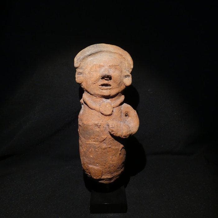 Veracruz, Mexico, Terracotta Figuur. 27 cm hoog. Spaans, Verzamelen, Mineralen en Fossielen
