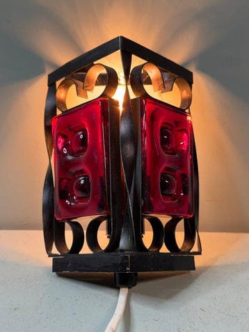 Holmegaard & Dantofte - Wandlamp - Vintage Brutalistische