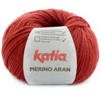 Katia Merino Aran - 21 roestrood - Merinogaren, Ophalen of Verzenden, Nieuw