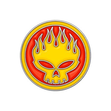 The Offspring - Skull Logo - Pin officiële merchandise, Ophalen of Verzenden, Nieuw, Kleding