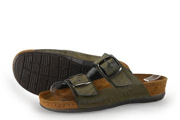 Rohde Slippers in maat 38 Groen, Kleding | Dames, Slippers, Verzenden, Rohde, Gedragen
