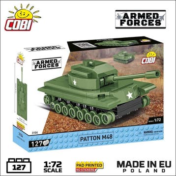 COBI 3104 Patton M48 (Leger bouwsets, Modelbouwsets), Verzenden, Nieuw